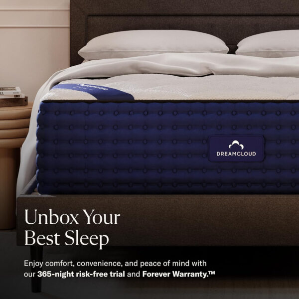 12" Queen Mattress - Luxury Hybrid Gel Memory Foam - 365 Night Trial - Premium Pressure-Relieving Layers - Forever Warranty - Mattress in a Box - Fiberglass-Free