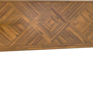 Bme Ethan Solid Wood King Bed Frame with Diamond Headboard - Rustic & Mid-Century Modern - Acacia Wood Platform Bed - Compatible with All Mattresses - No Box Spring Needed - Rustic White